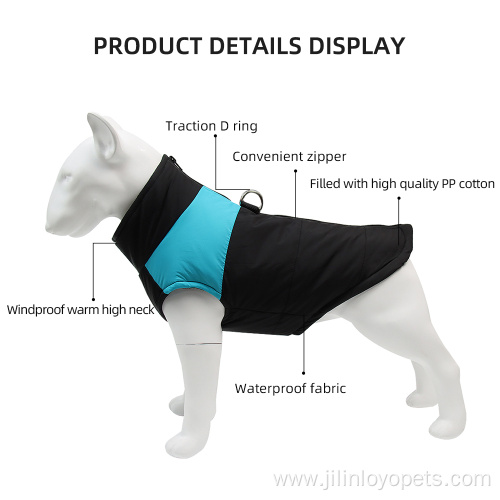 Wear Resistant Black And Blue Pet Clothing